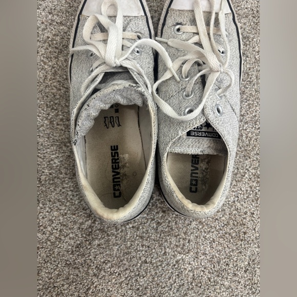 Converse Women’s Grey Chuck Taylor Madison Oxford US 8 Gray woven - Picture 2 of 6